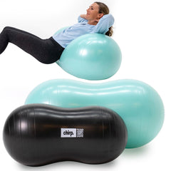 Chirp Cloud Peanut Mobility Ball Mint back stretch for posture support