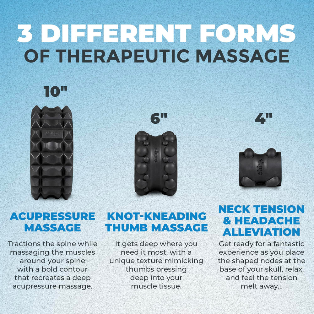 Chirp Wheel XR 10-inch acupressure wheel close-up for deep tissue relief