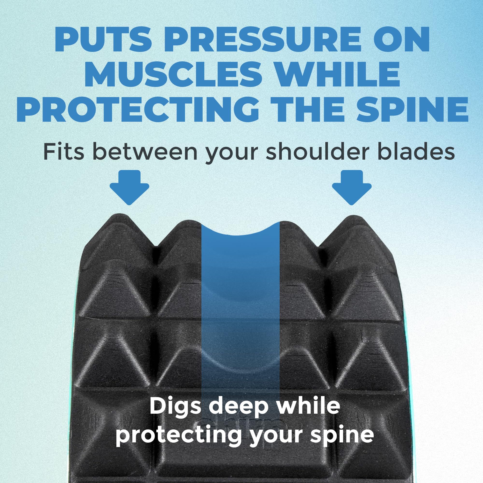 Chirp Wheel XR Acupressure supports spine decompression with controlled pressure