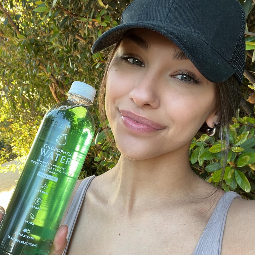 Chlorophyll Water on store shelf with trusted retail partners.