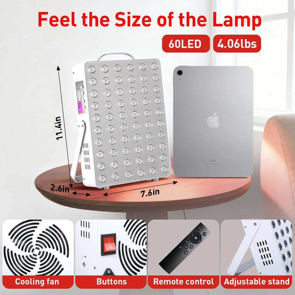 Built-in cooling fan on the Cholas red light panel