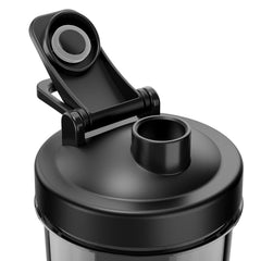 Cholas electric shaker bottle USB-C charging enables convenient on the go blending.