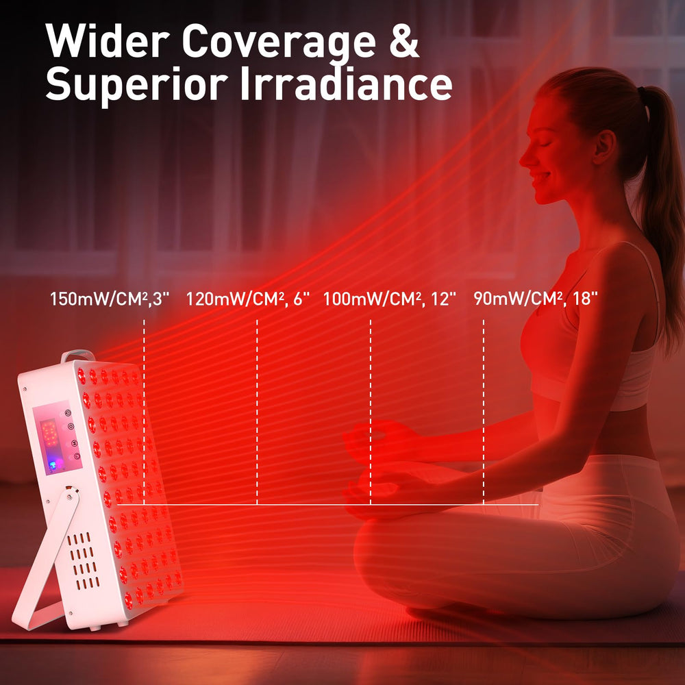 Cholas red light panel adjustable stand enabling precise positioning