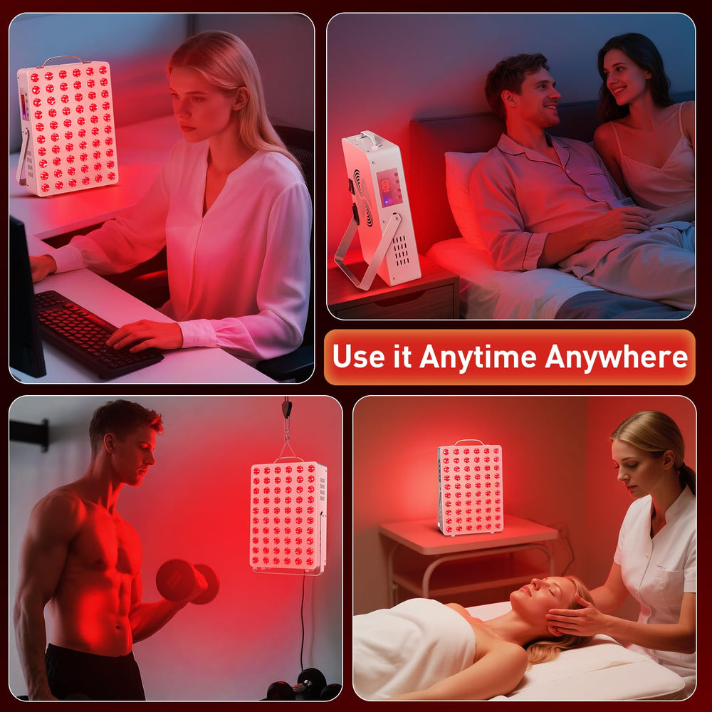 Cholas red light panel portable design fits multiple rooms