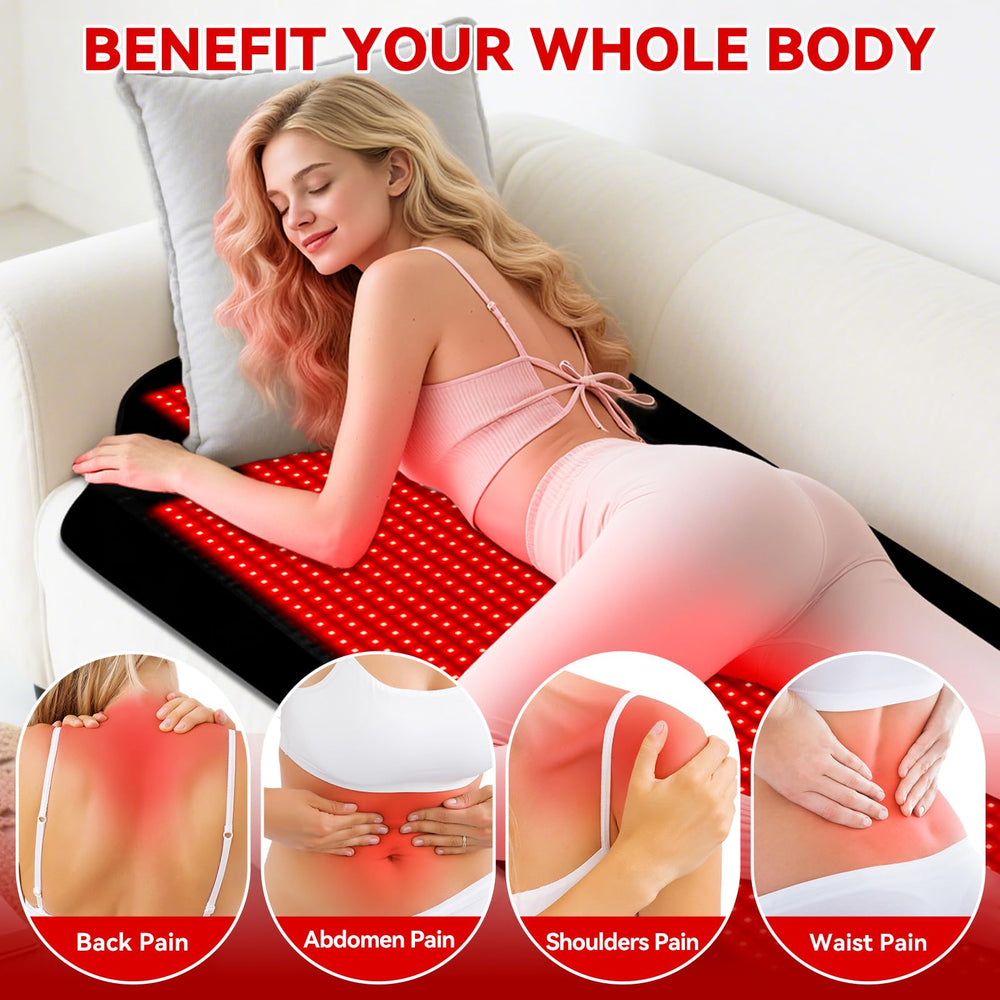 Cholas dual wavelength 660 and 850 nm for versatile light therapy on the mat