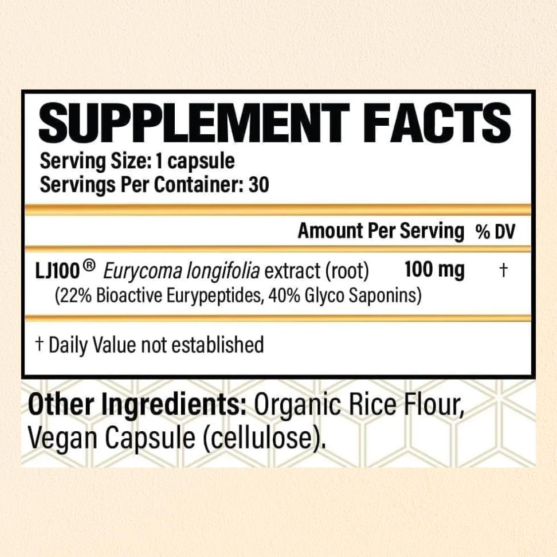 Lab-tested CHOQ Tongkat Ali packaging confirms purity and potency.