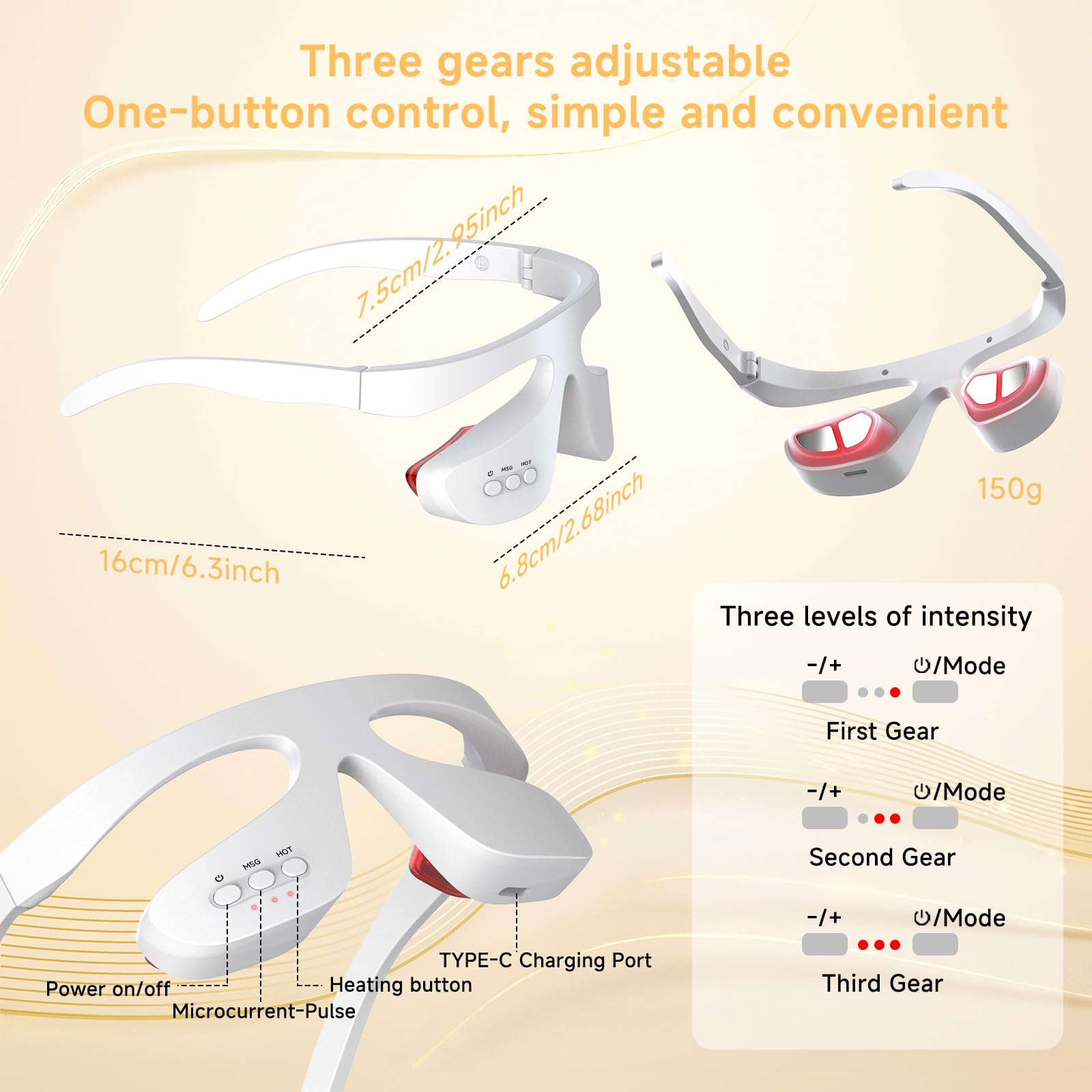 Choufaly lightweight, on-the-go design fits in a bag for quick refresh.