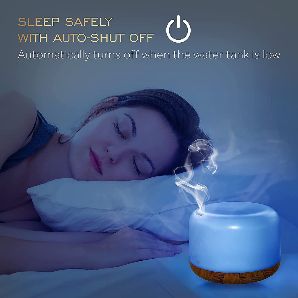 CHOUWEEK oil diffuser water tank cap shows reservoir for easy refills.