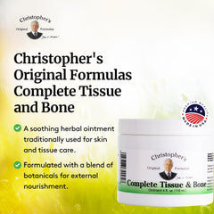Christopher's Complete Tissue & Bone Ointment pack of two showing value and convenience.