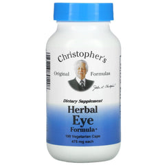 Christopher's Original Formulas eye formula bottle and packaging for natural eye support.