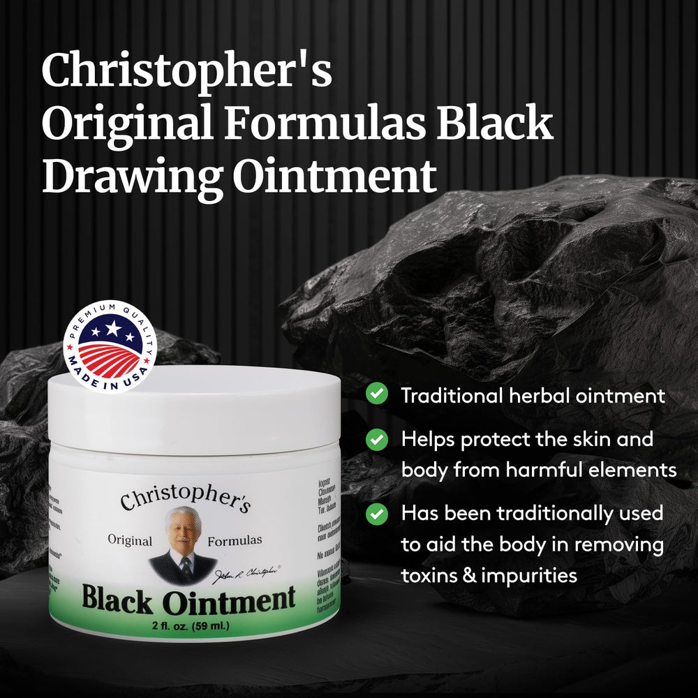 Christopher's Original Formulas 2oz jar on shelf for home use.
