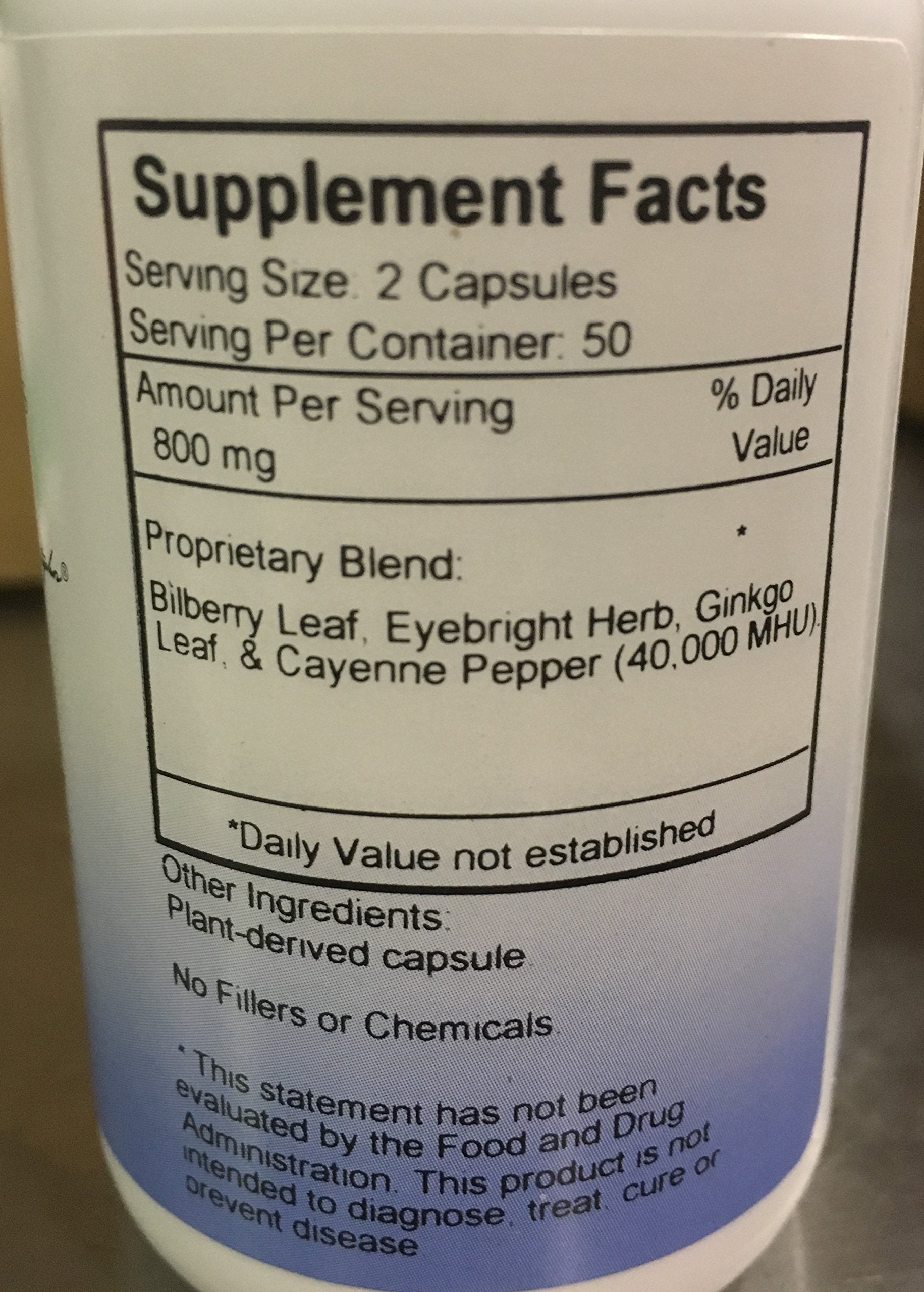 Packaging view of Christopher's Bilberry Eye for shelf-ready eye wellness