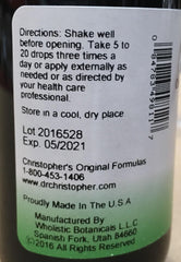 Christopher's Original Formulas Black Walnut Extract pour enables precise, easy dosing