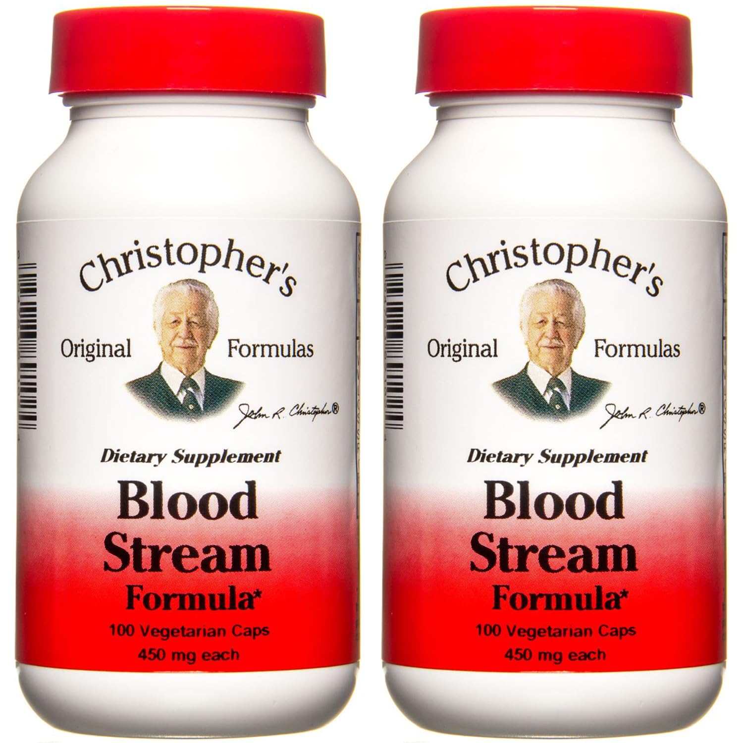 Christopher's Original Formulas Blood Stream bottle with 100 vegetarian capsules for vein support
