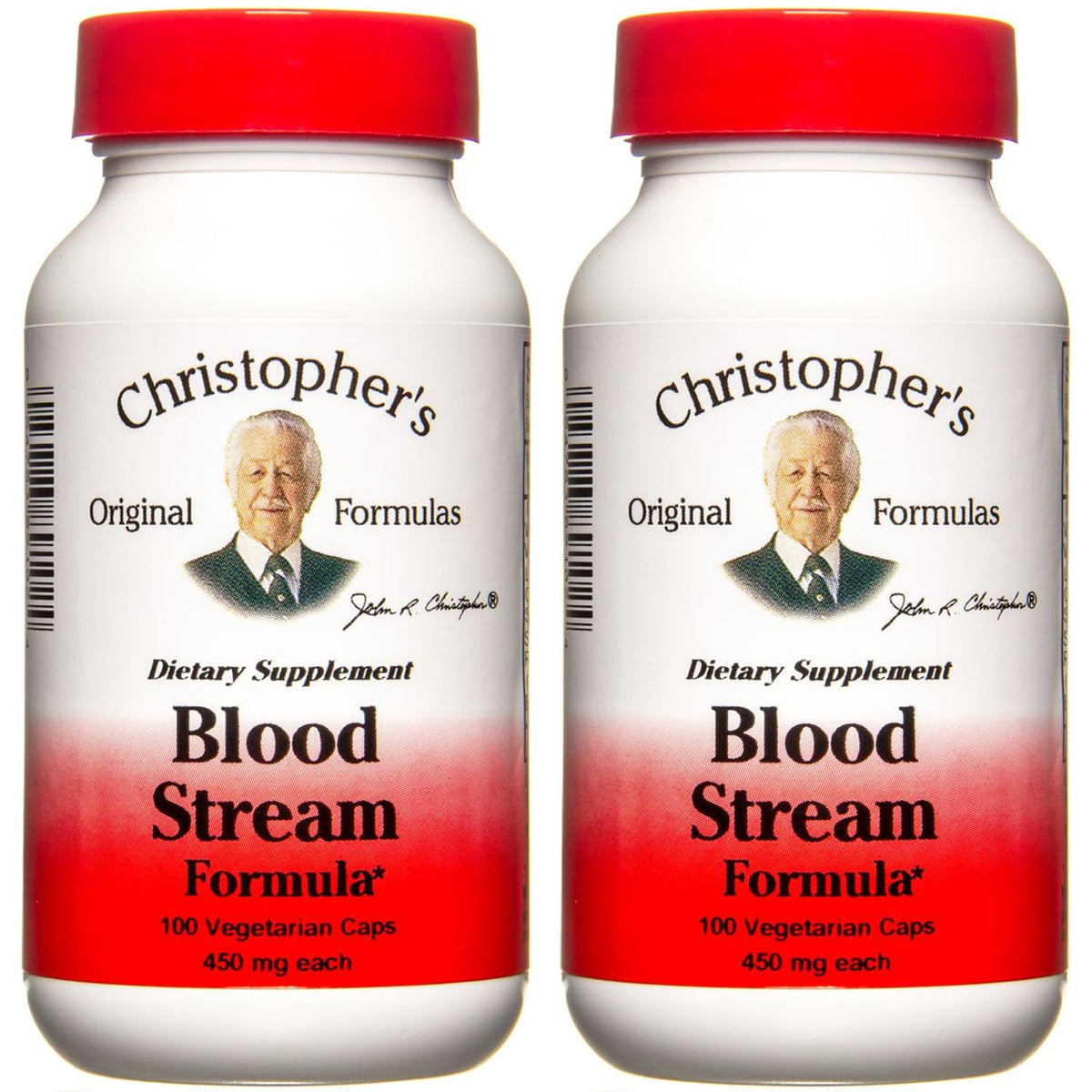 Christopher's Original Formulas Blood Stream bottle with 100 vegetarian capsules for vein support
