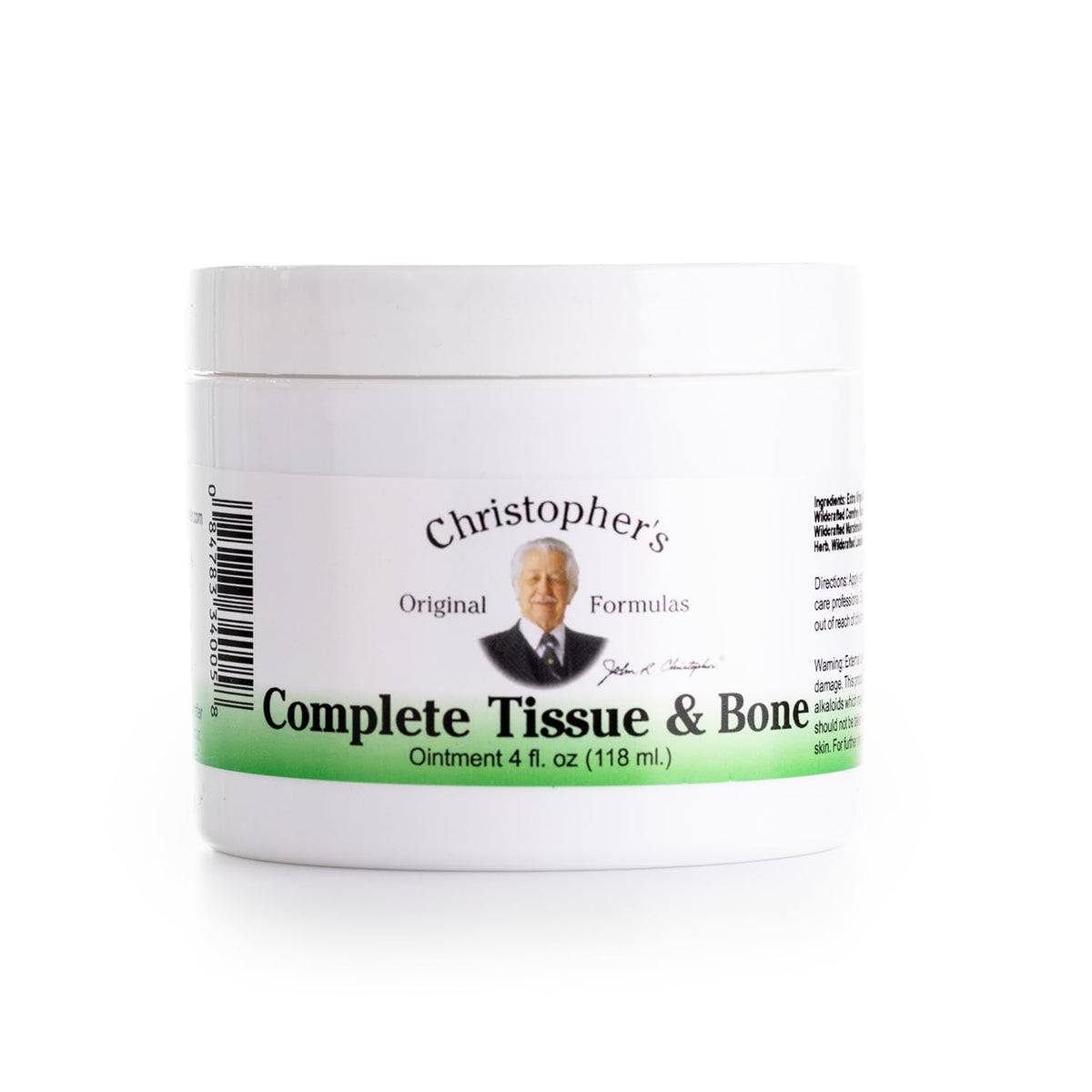 Christopher's Original Formulas tissue and bone ointment 4-oz tube for targeted muscle and joint comfort.