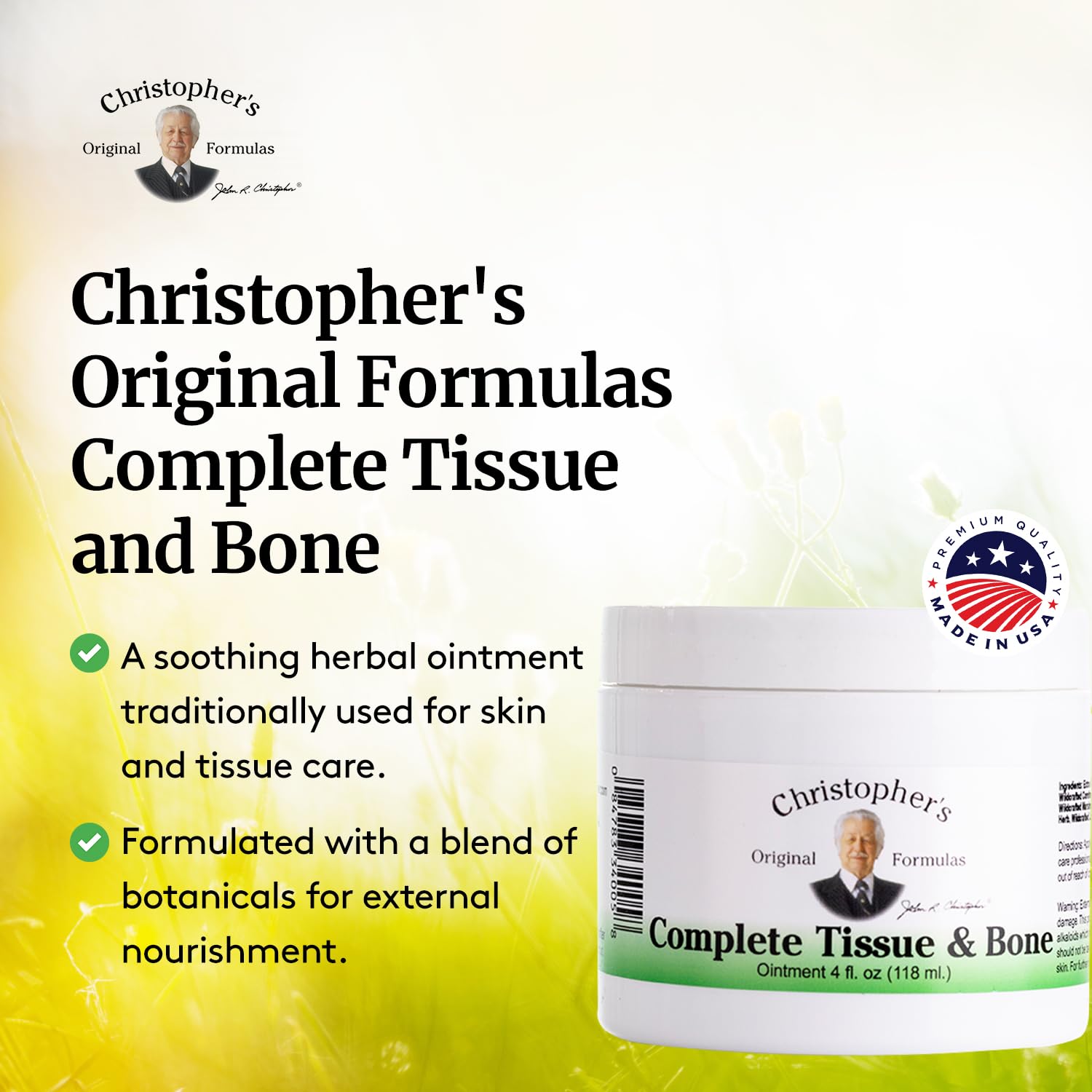 Ointment on skin demonstrates easy topical application for focus areas.
