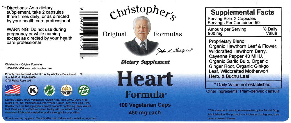 Close-up of Dr Heart Formula cap showing convenient 100-count bottle