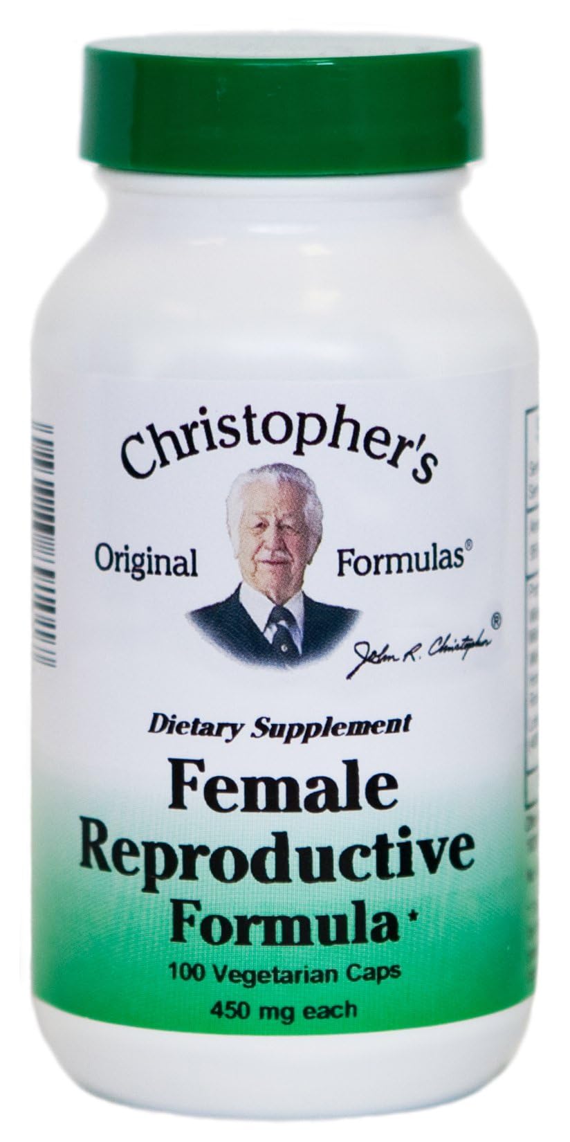 Christopher's Original Formulas female reproductive formula bottle for daily plant-based wellness