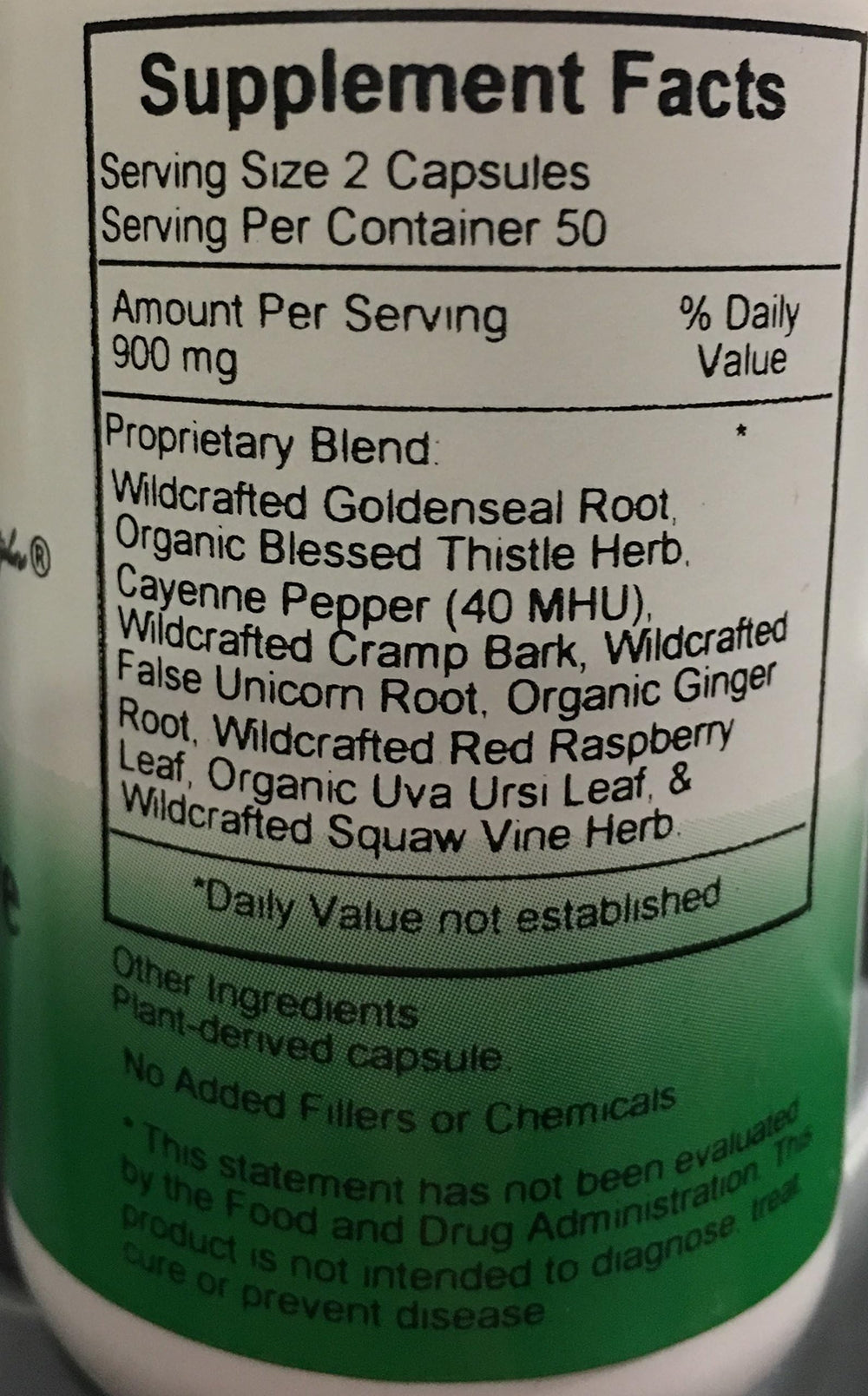 Christopher's Original Formulas herbal blend ingredients closeup highlights natural botanicals for balance