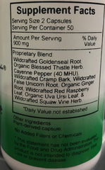 Christopher's Original Formulas herbal blend ingredients closeup highlights natural botanicals for balance
