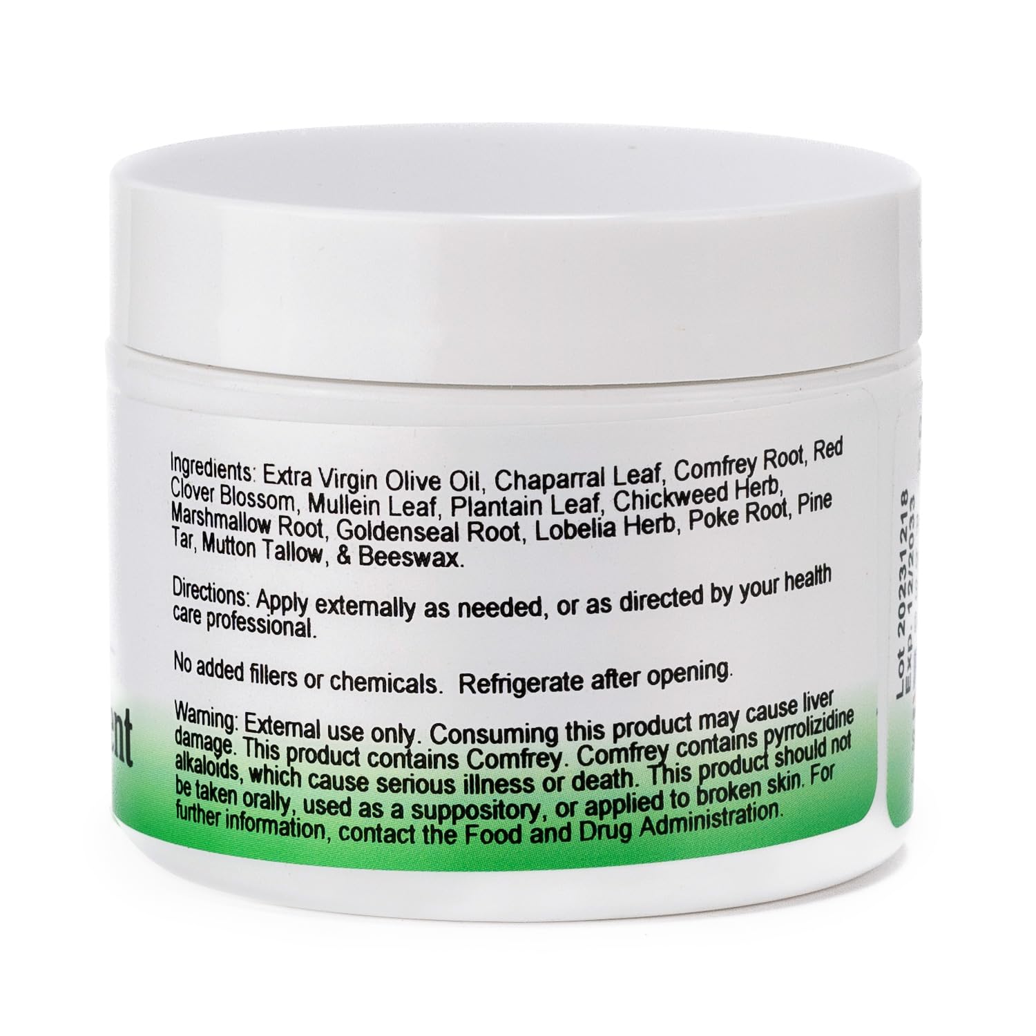 Christopher's Original Formulas herbal salve application on skin for soothing care.