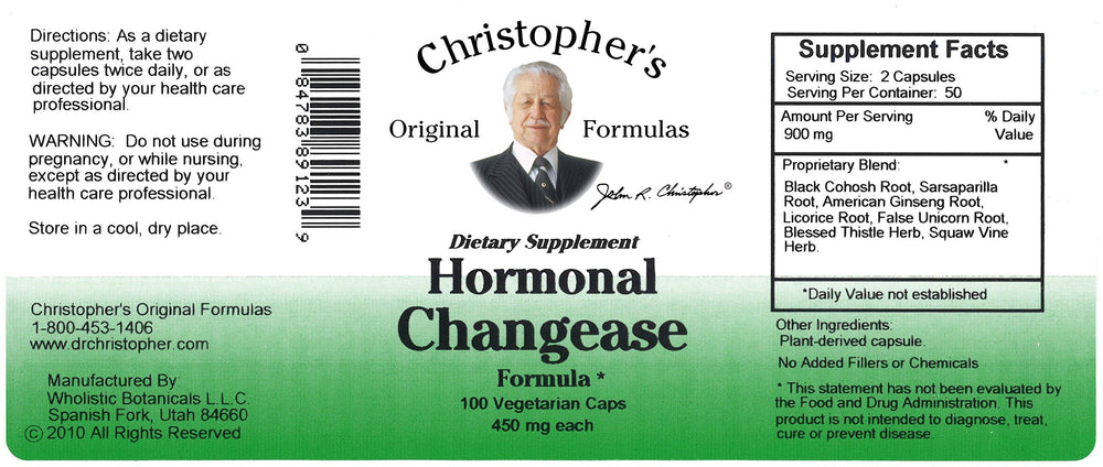 Hormonal Changease capsules closeup, plant-based capsules for vegetarians