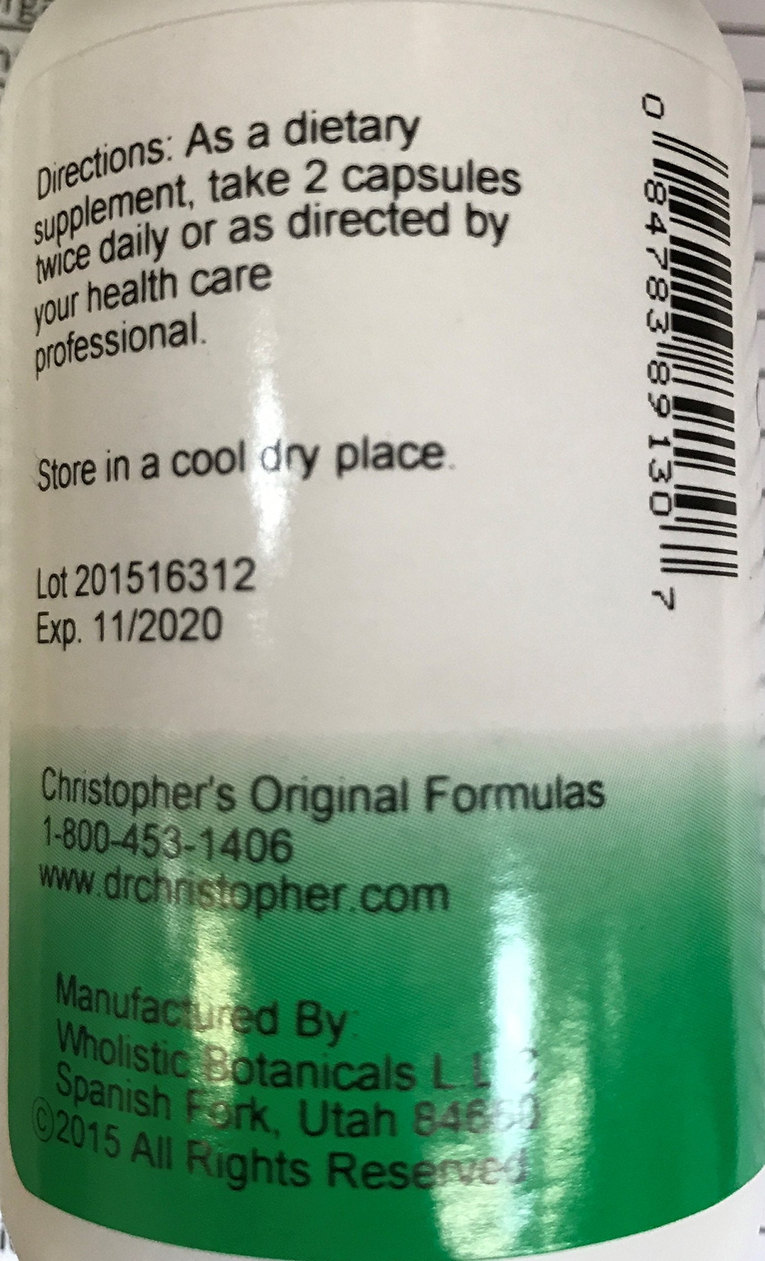 Christopher's Original Formulas Joint Formula capsules ready to swallow for convenient plant-based nutrition.