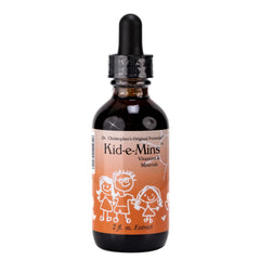 Christopher's Original Formulas Kid-E-Mins bottle with natural orange flavor for easy daily use.