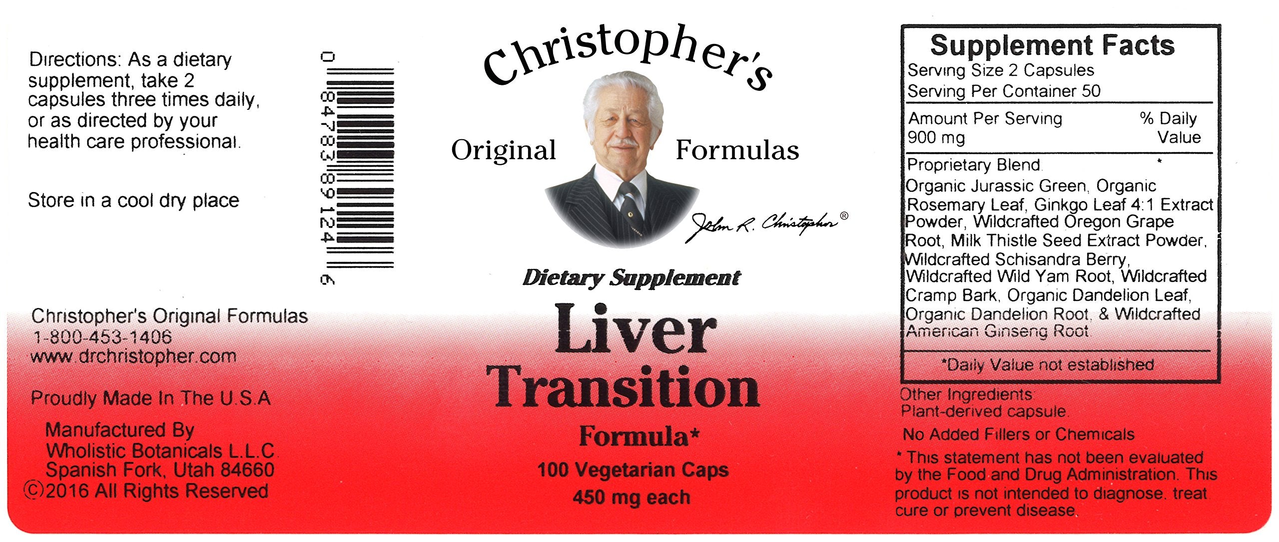 Eco-friendly packaging for Liver Transition Formula by a trusted brand with decades of experience.