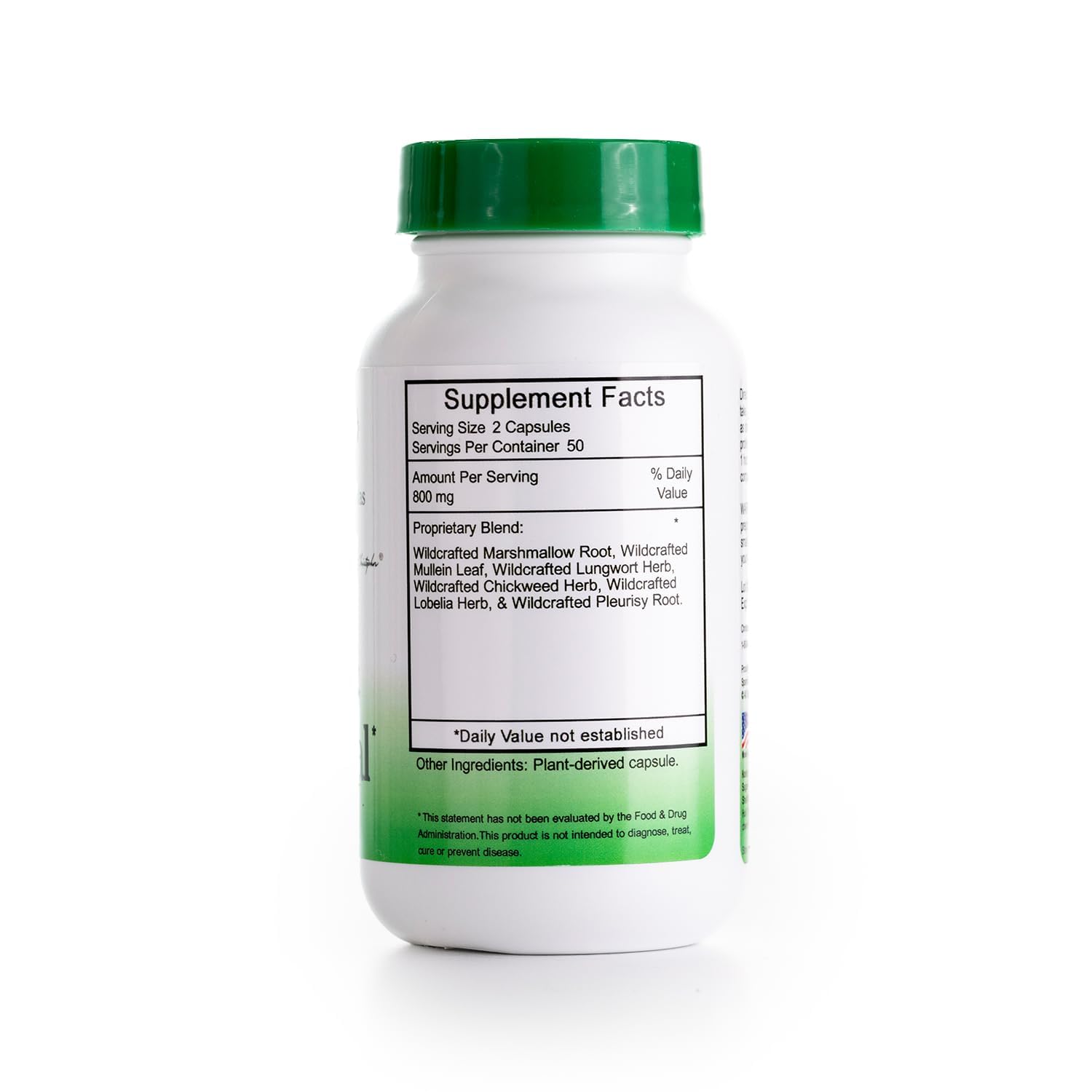 Christopher's Lung Cleanse for Smokers capsules highlighting natural respiratory wellness.