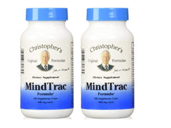 Christopher's Original Formulas MindTrac bottle with capsules for mood support and calm focus
