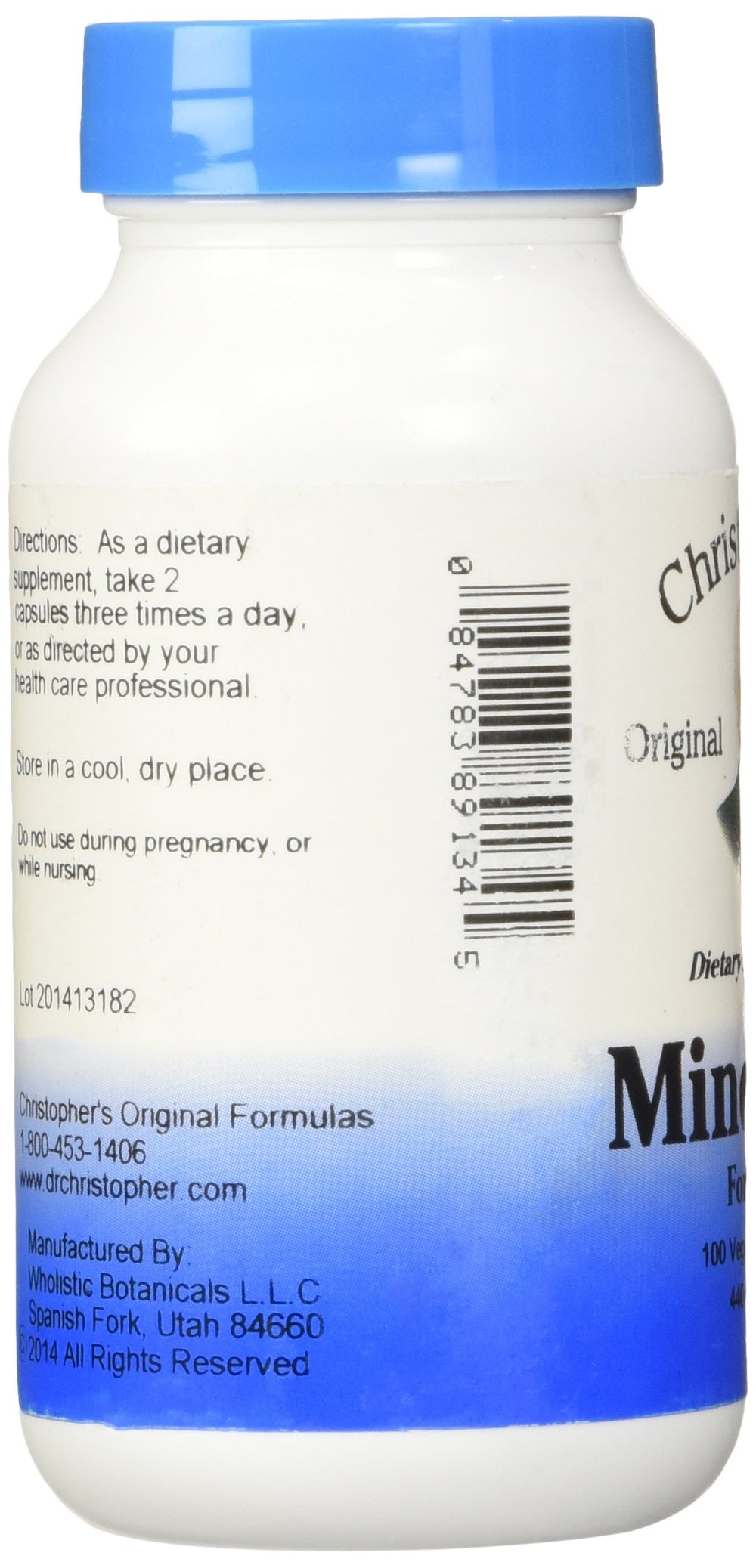 MindTrac label detail featuring St. John's Wort and Valerian