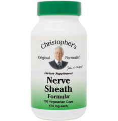 Christopher's Original Formulas Nerve Sheath Formula bottle for daily use.