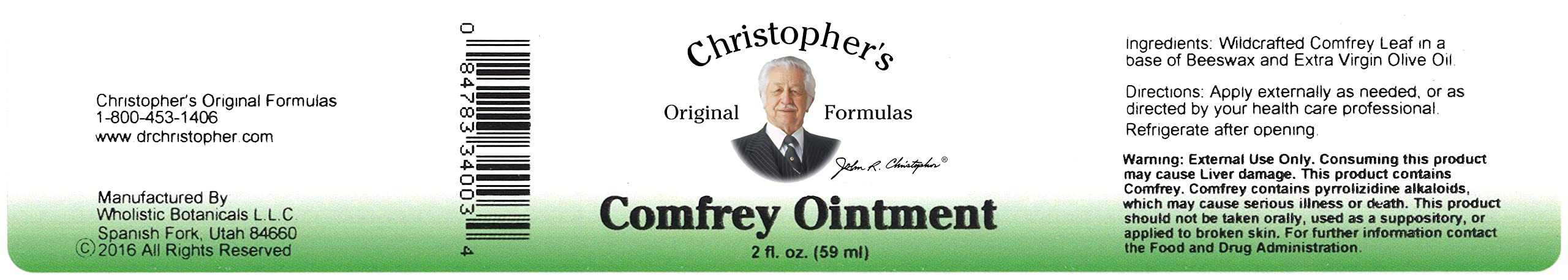 Christopher's Original Formulas traditional botanical blend supports skin wellness