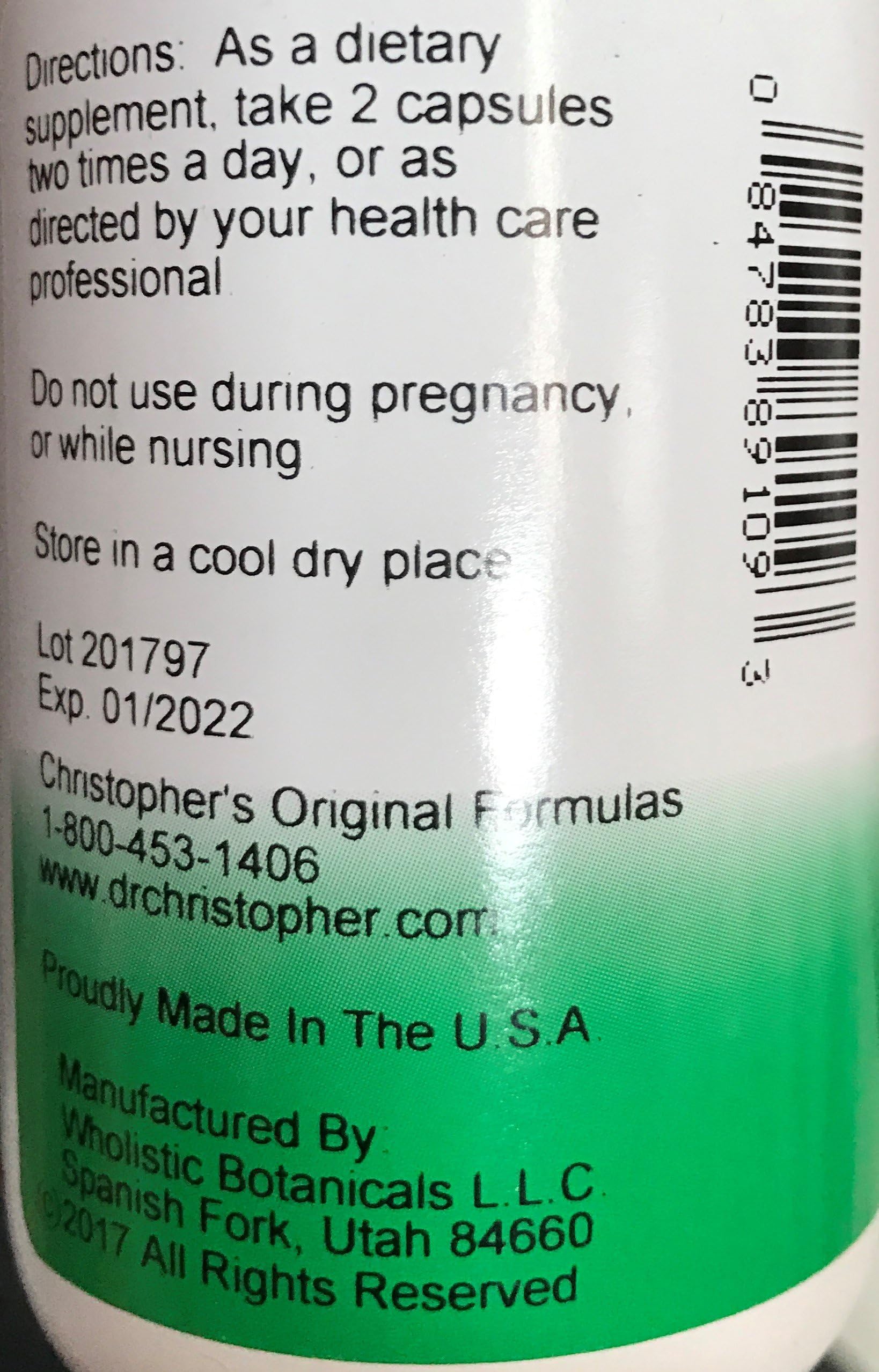 Christopher's Original Formulas Sinus Plus packaging label highlights Brigham Tea and Marshmallow Root.