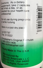 Christopher's Original Formulas Sinus Plus packaging label highlights Brigham Tea and Marshmallow Root.