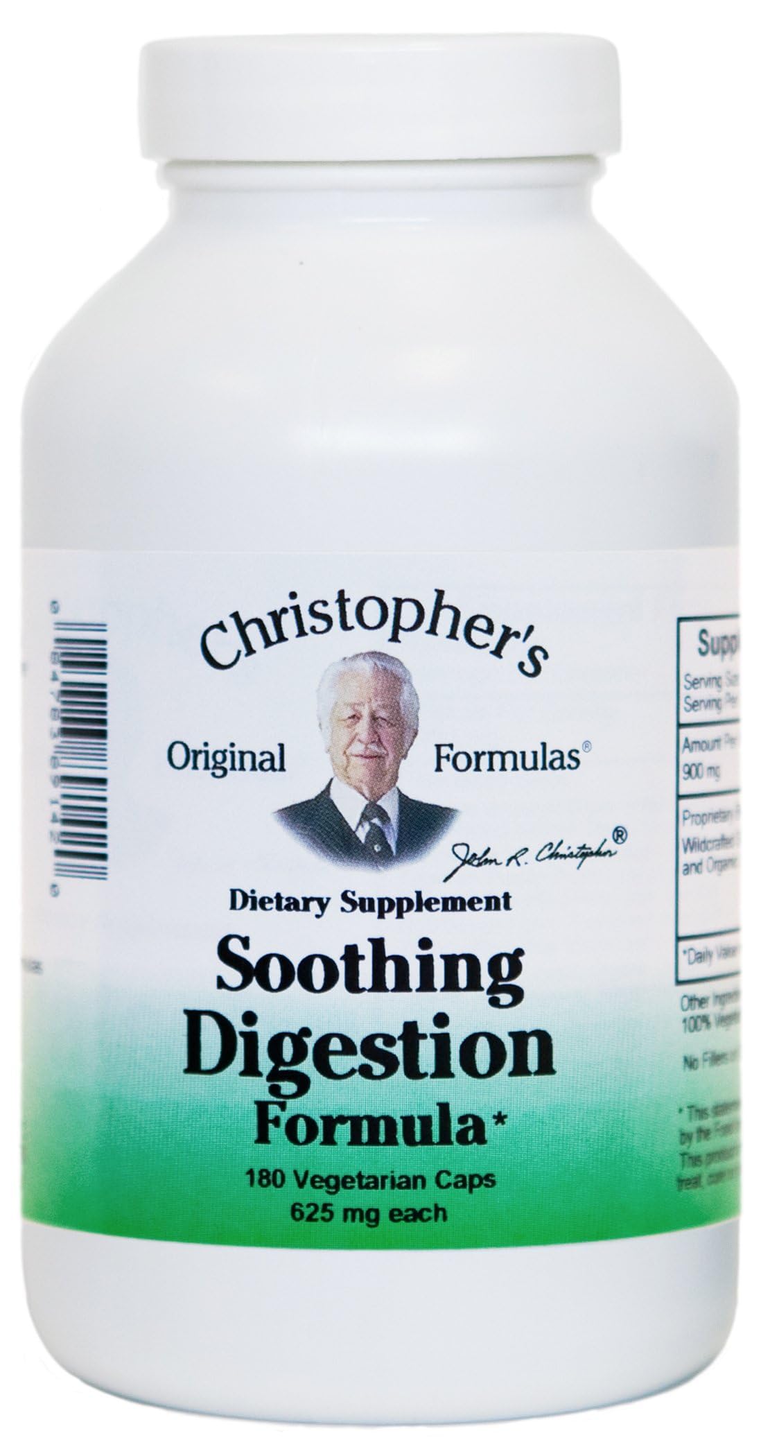 Christopher's Original Formulas Soothing Digestion bottle front for daily digestive support.