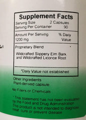 Christopher's Original Formulas Soothing Digestion capsules closeup highlights plant-based 600 mg servings for daily support.