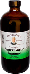 Christopher's Super Garlic Immune Syrup bottle, pure herbal blend for steady daily wellness.