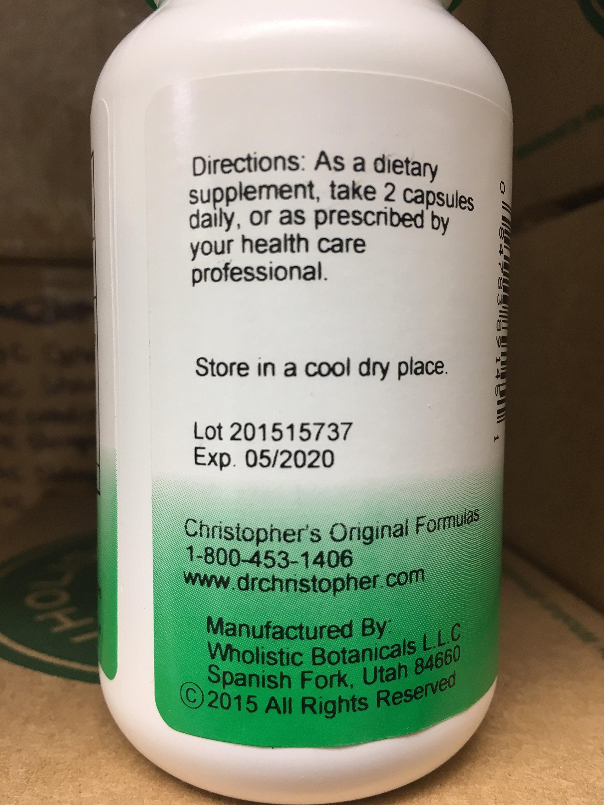 Christopher's Original Formulas V-Vein packaging highlighting traditional herbal blend.