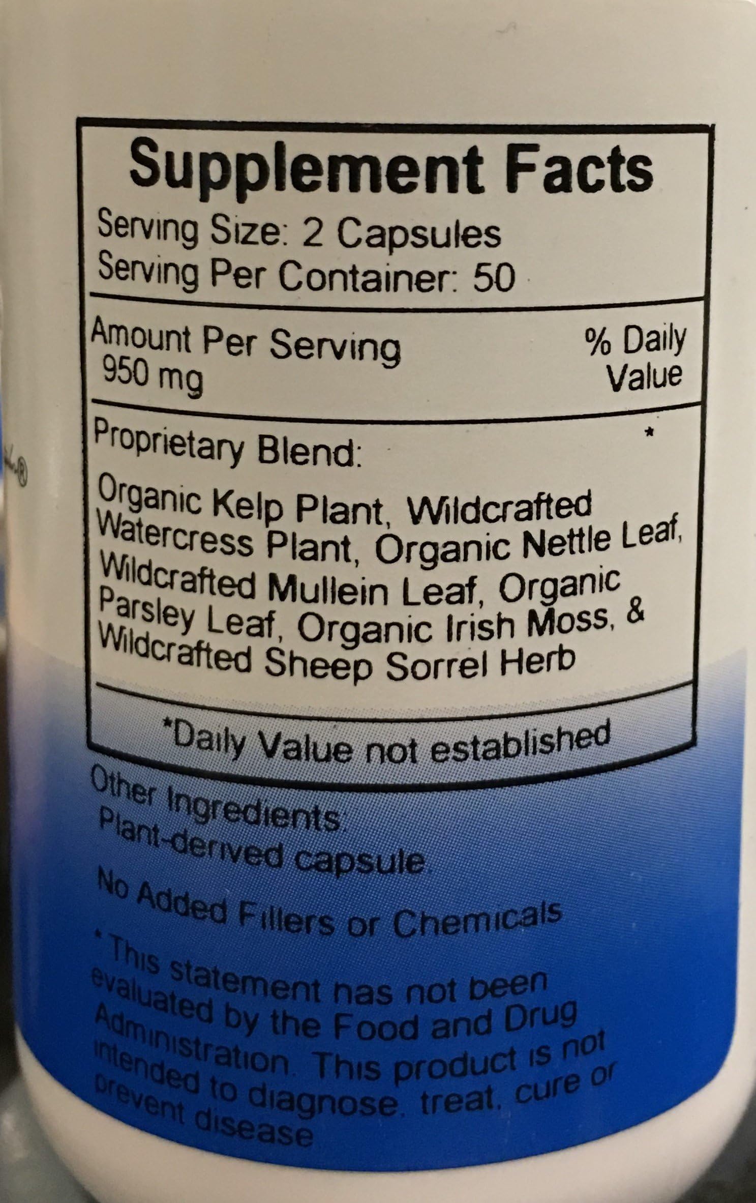 Capsules inside a bottle showcasing plant-based ingredients for natural thyroid support