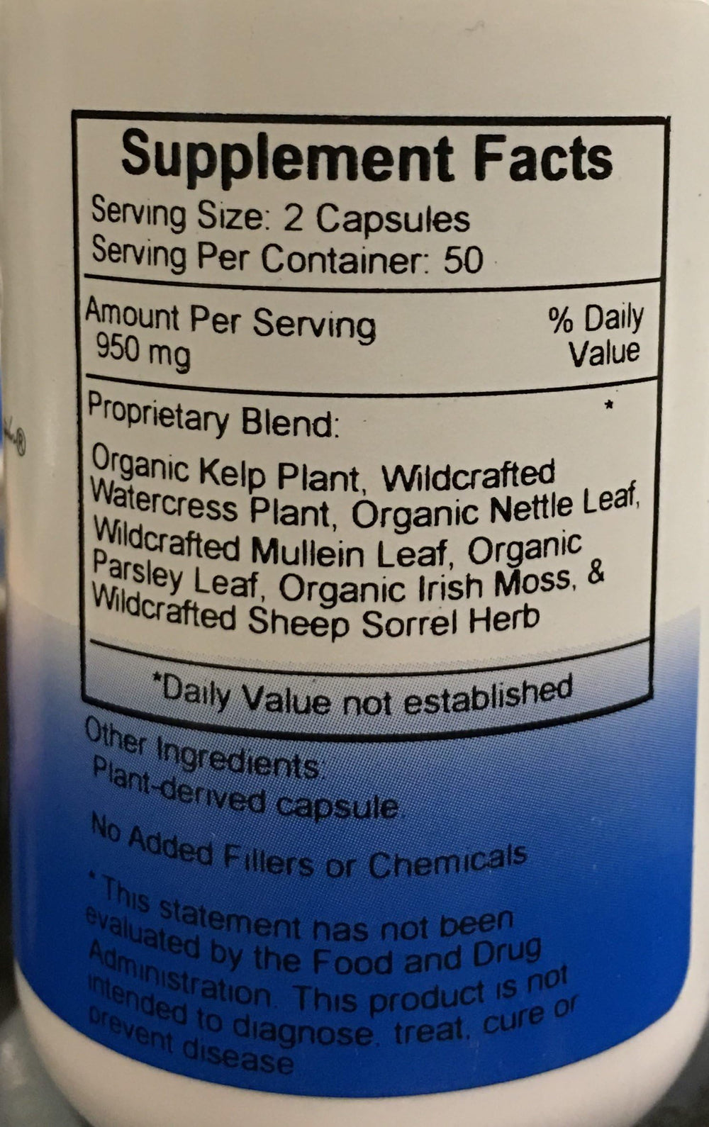 Capsules inside a bottle showcasing plant-based ingredients for natural thyroid support