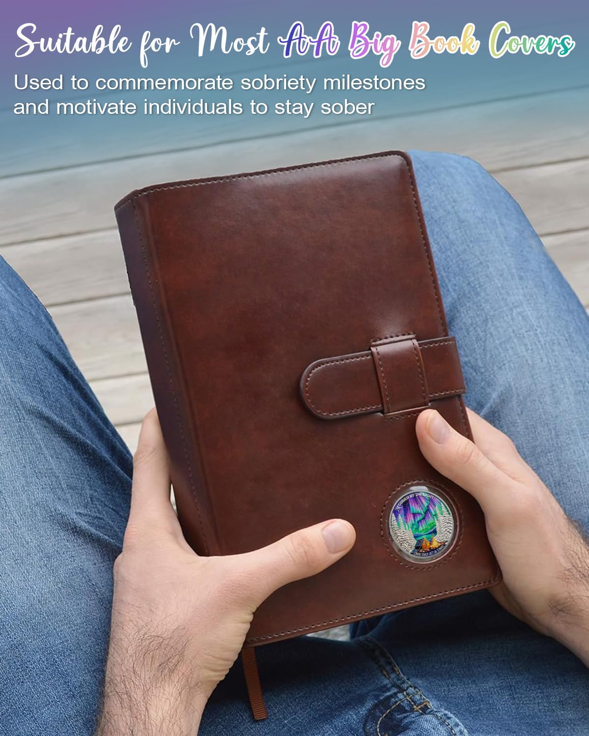 CHURYUML Gift-ready sobriety coin with packaging for milestones.