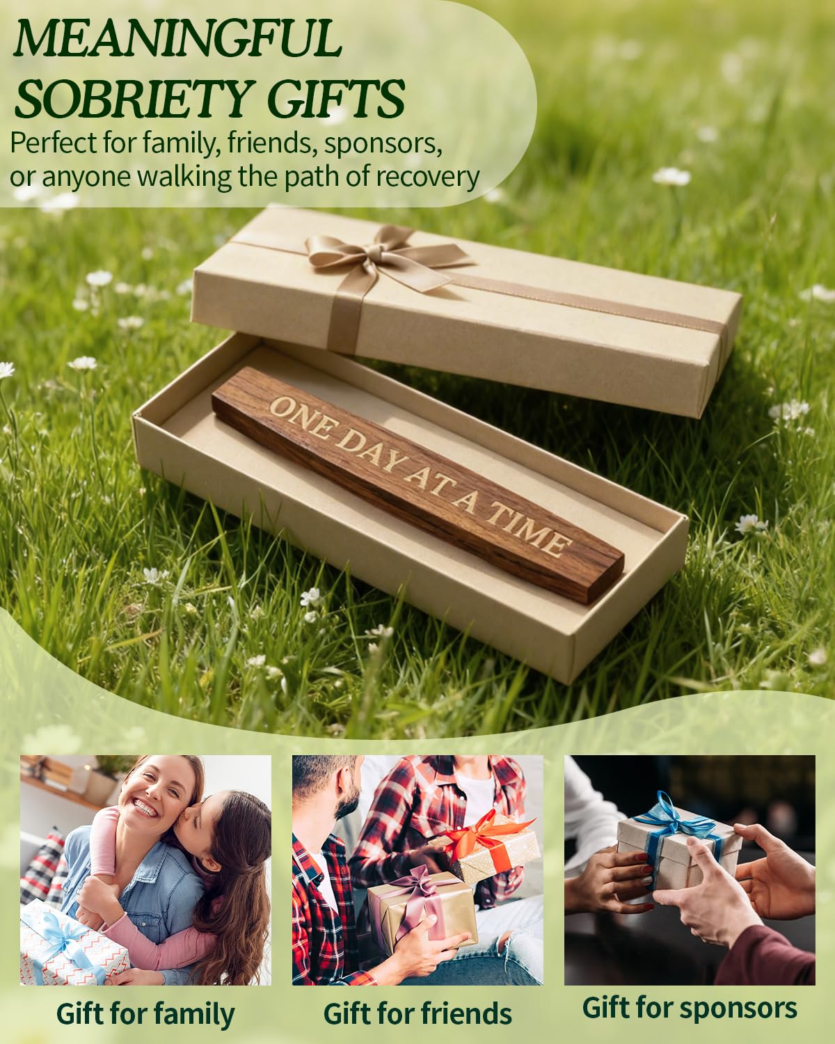 CHURYUML Ideal sobriety gift for friends, family, or sponsors seeking meaningful support.
