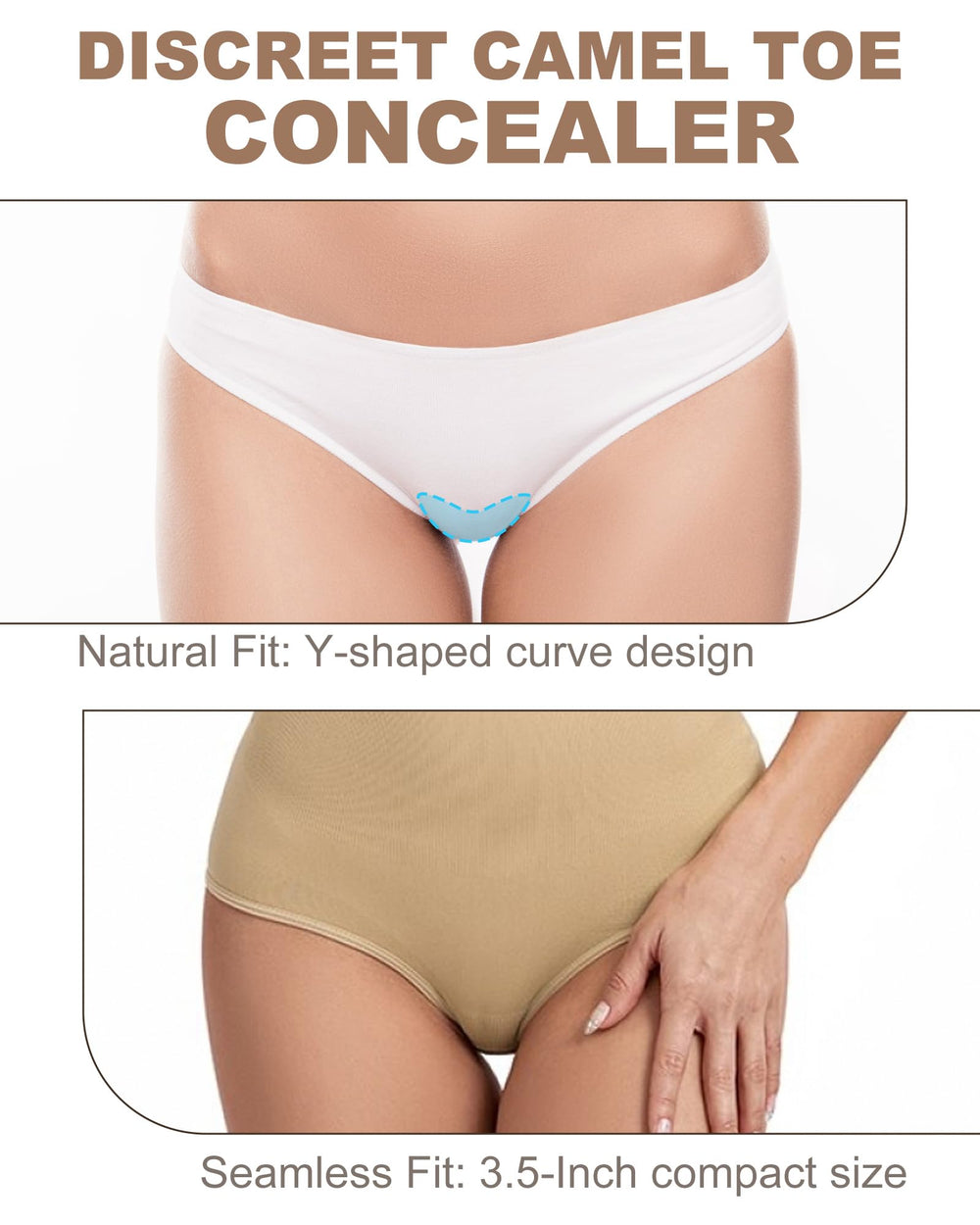 CICKEE concealer under underwear variety for seamless fit