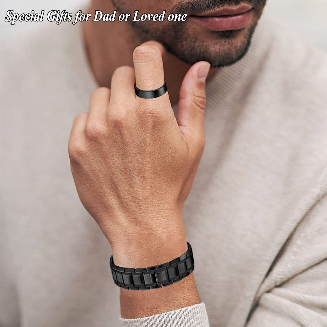 Cigmag copper bracelet with glossy lacquer finish adds premium shine