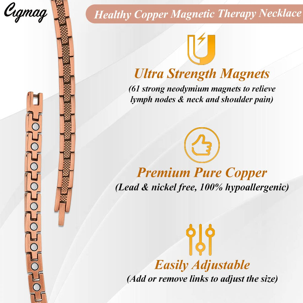 Cigmag copper necklace and ring set ideal for gifts and anniversaries.