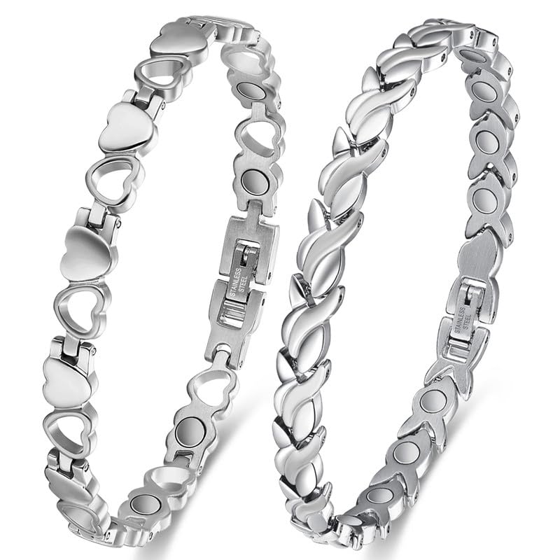 Cigmag magnetic bracelet for women with love-fishtail design offers everyday elegance.
