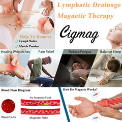 Cigmag titanium steel bracelet hypoallergenic for sensitive skin